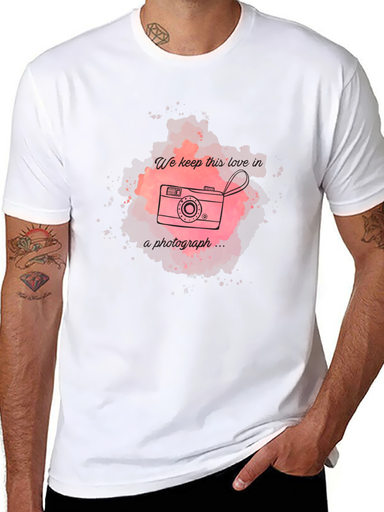 Retro Camera Graphic Tee -  Photograph Design