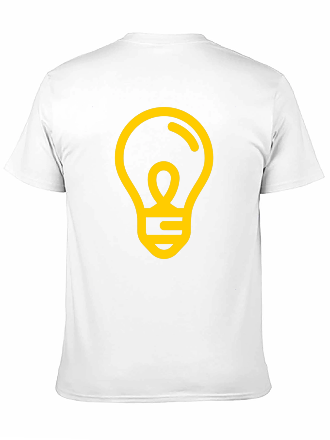 Idea Light Bulb Graphic Tee - Black
