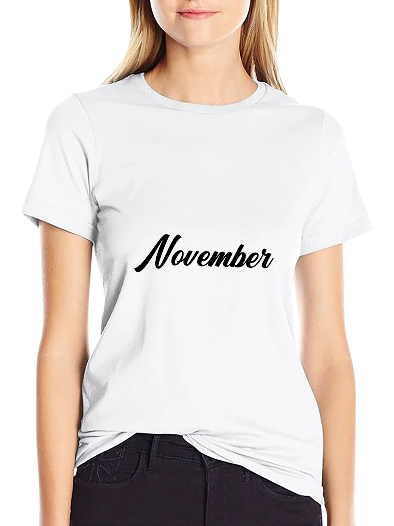 November Black T-Shirt