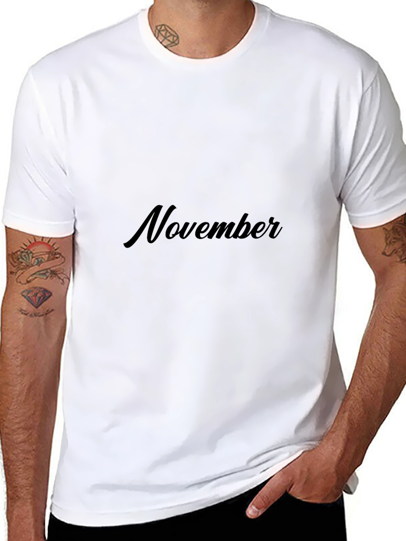 November Black T-Shirt