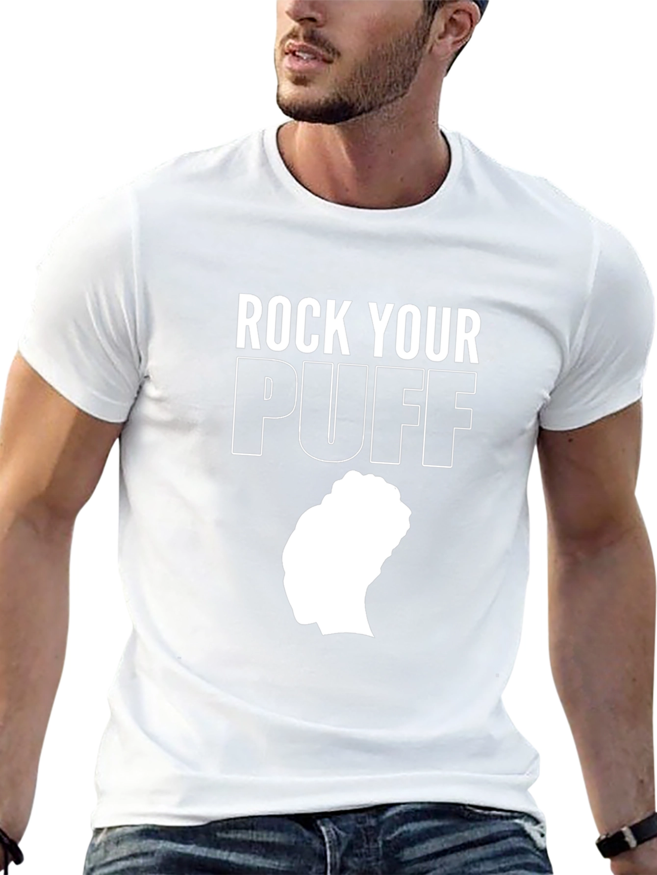 Rock Your Puff T-Shirt - Black Graphic Tee
