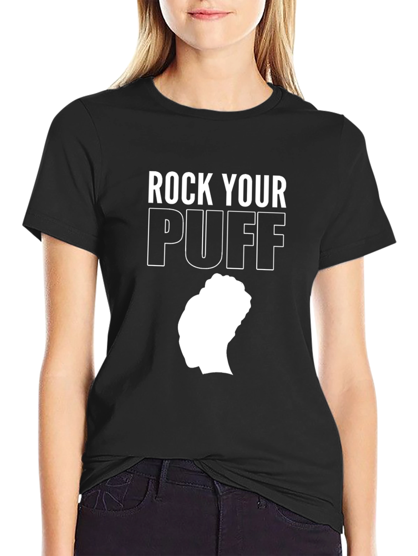 Rock Your Puff T-Shirt - Black Graphic Tee