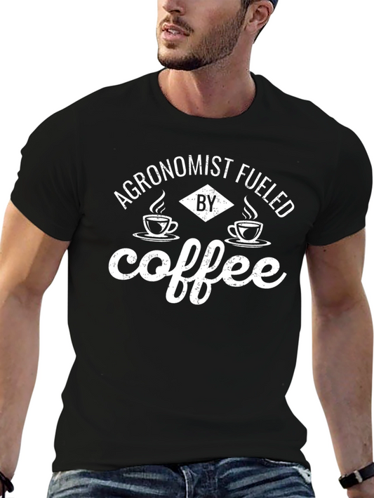 Agronomist Fueled by Coffee Graphic T-Shirt