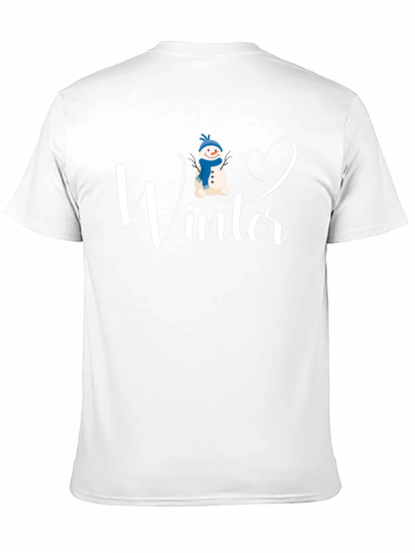Winter Love Snowman Graphic T-Shirt