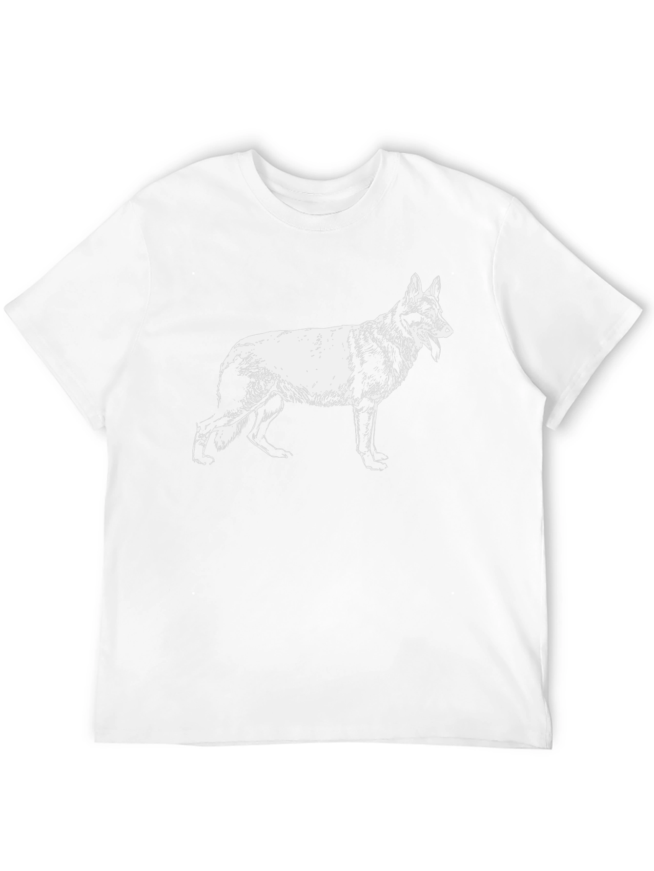 German Shepherd Graphic T-Shirt - Black