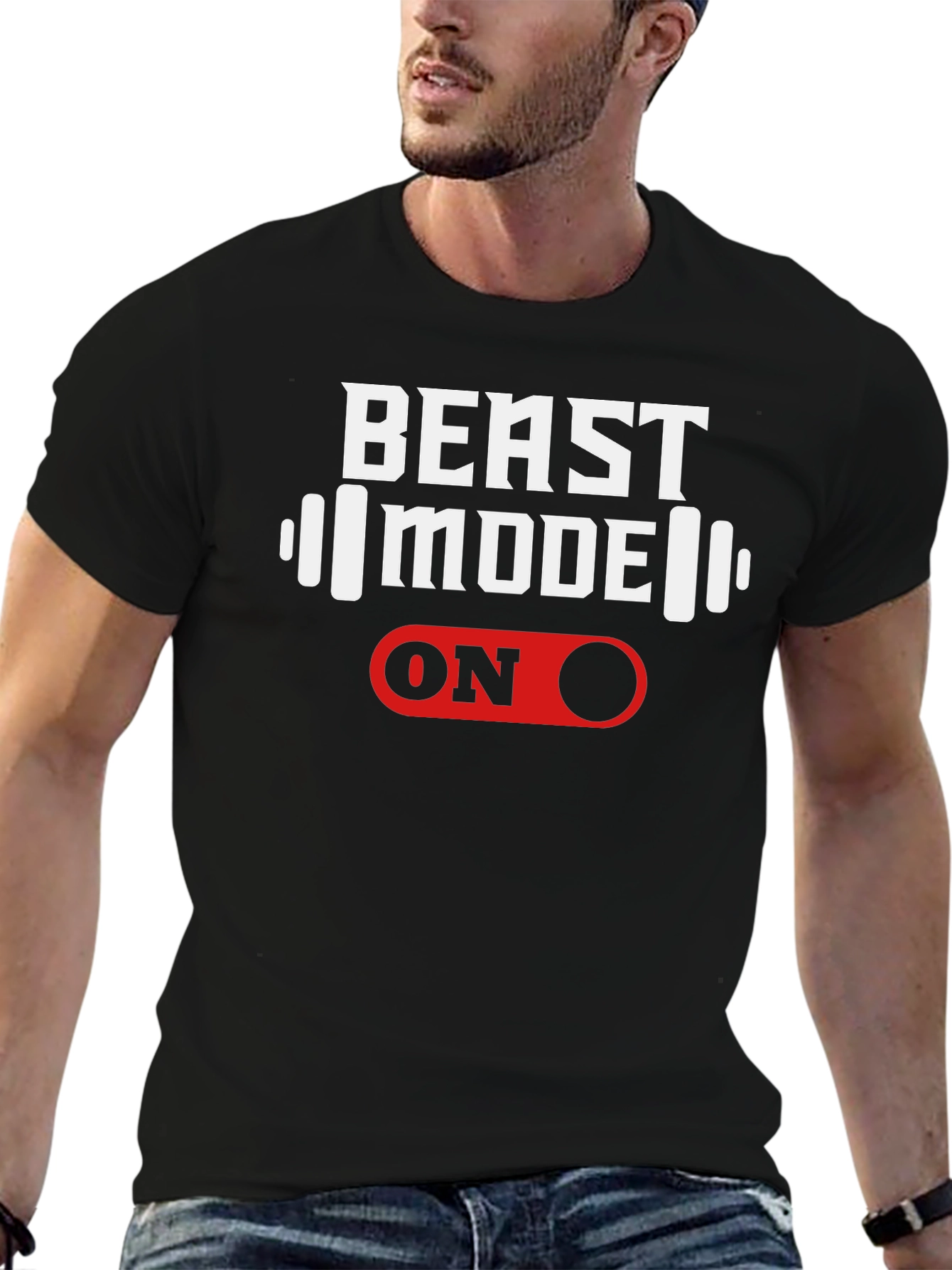 Beast Mode On T-Shirt - Gym Workout Motivation