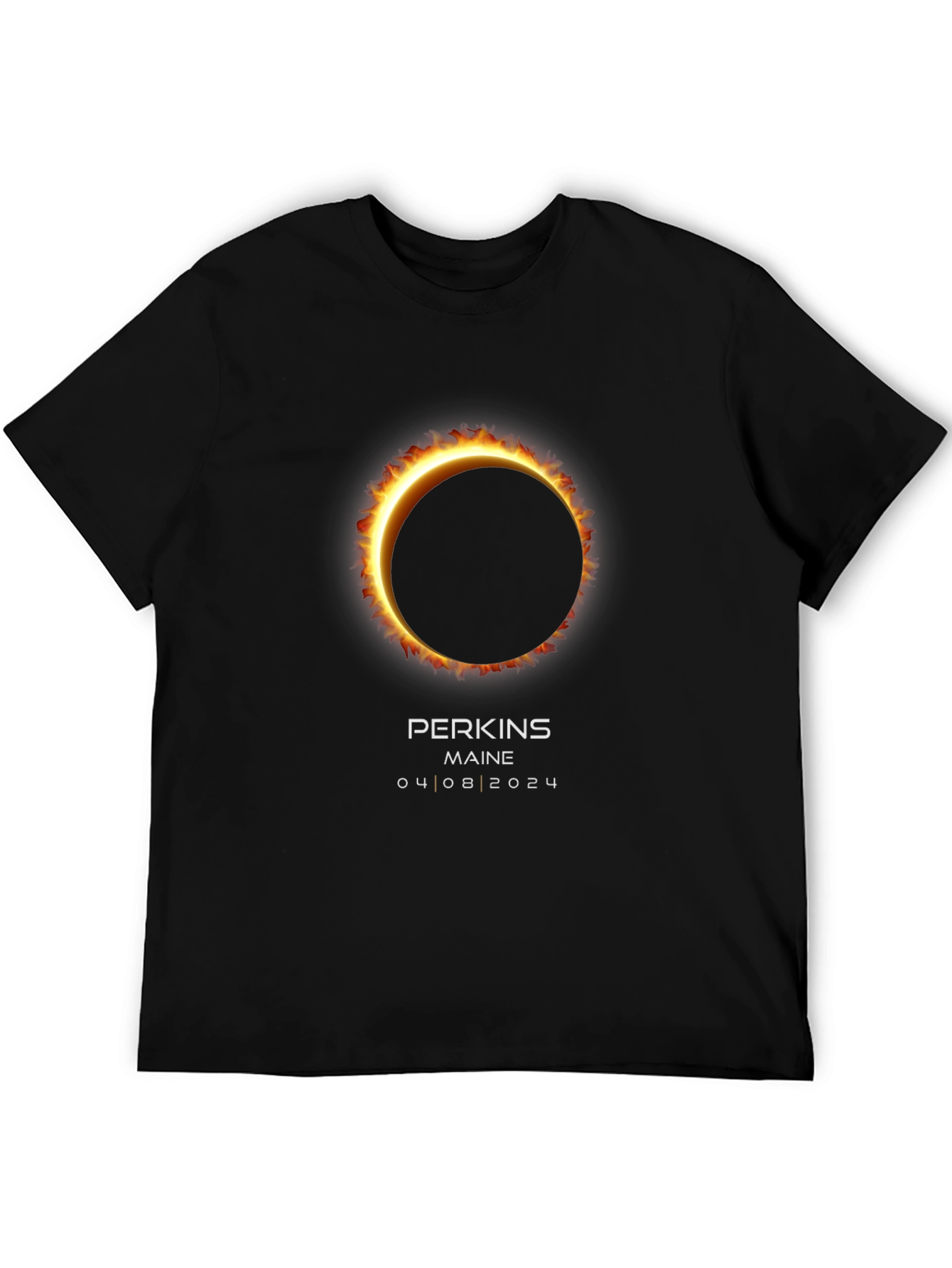 Perkins Maine Eclipse 2024 T-Shirt