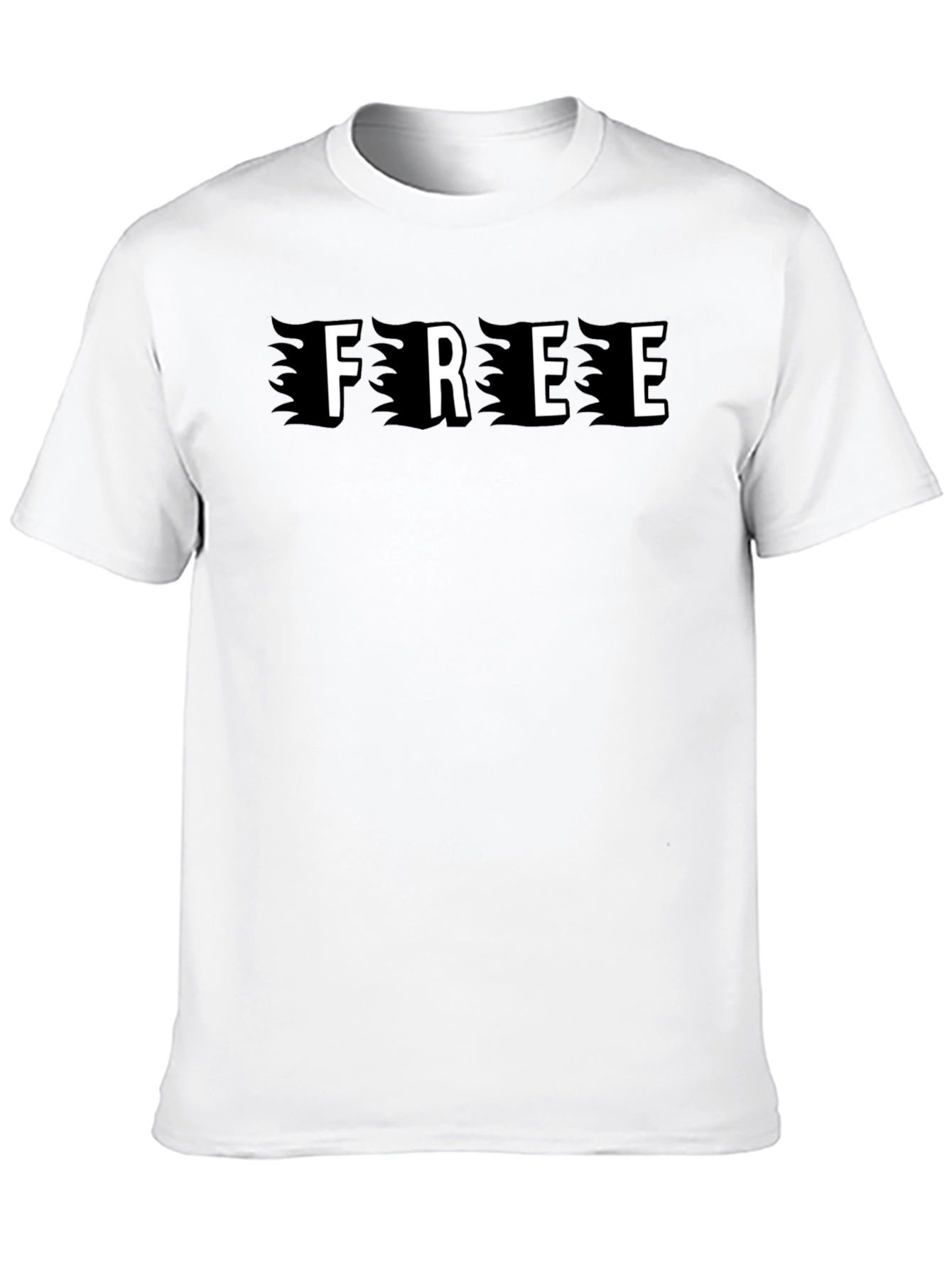 Black Graphic Tee - Free Design