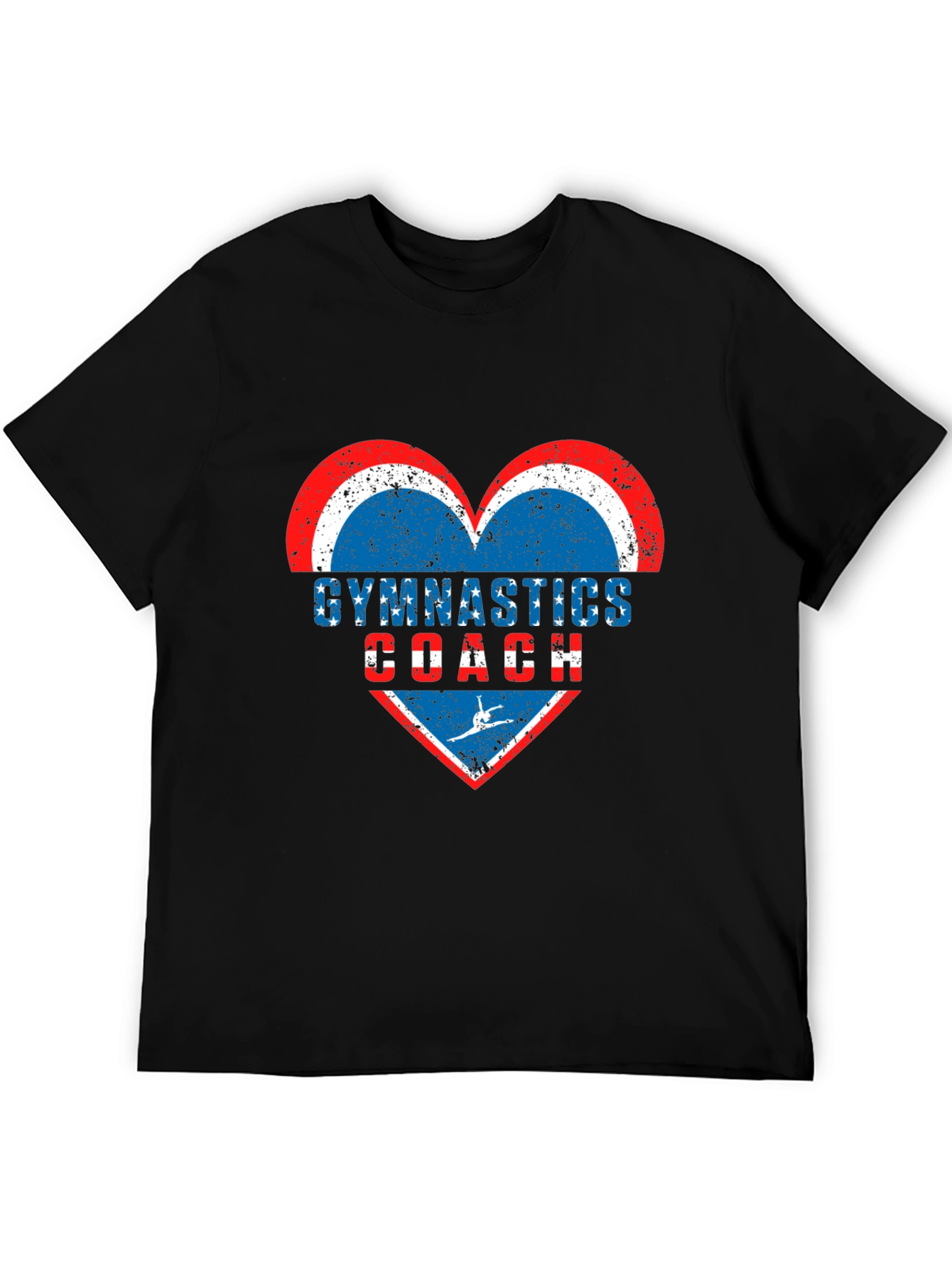 Gymnastics Coach Heart T-Shirt