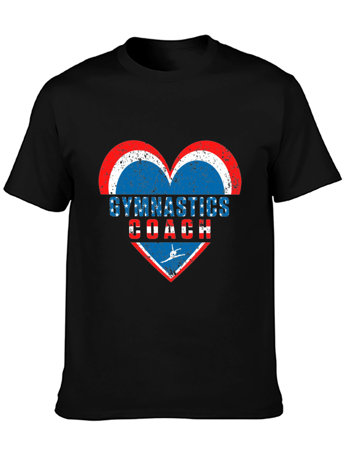 Gymnastics Coach Heart T-Shirt