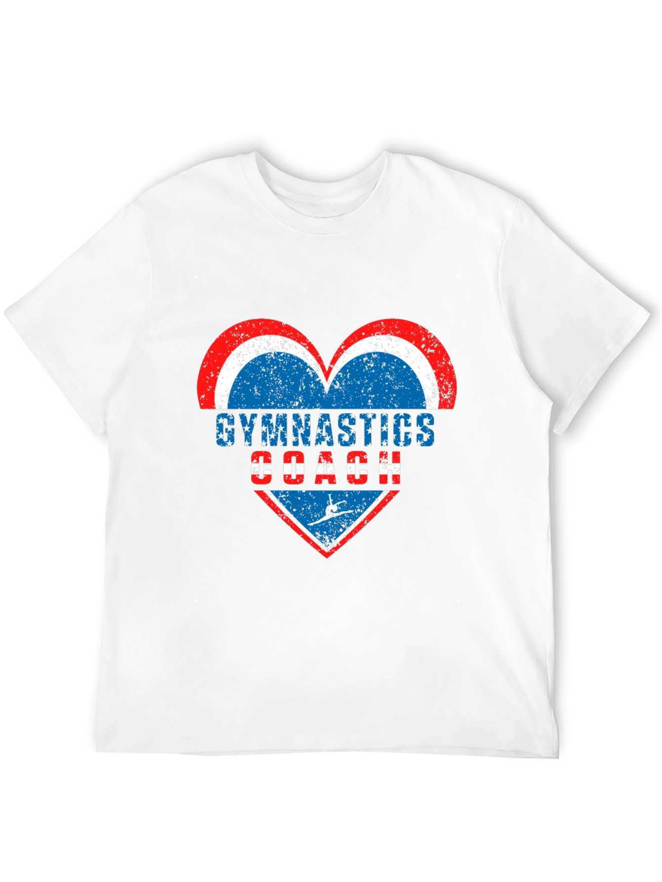 Gymnastics Coach Heart T-Shirt
