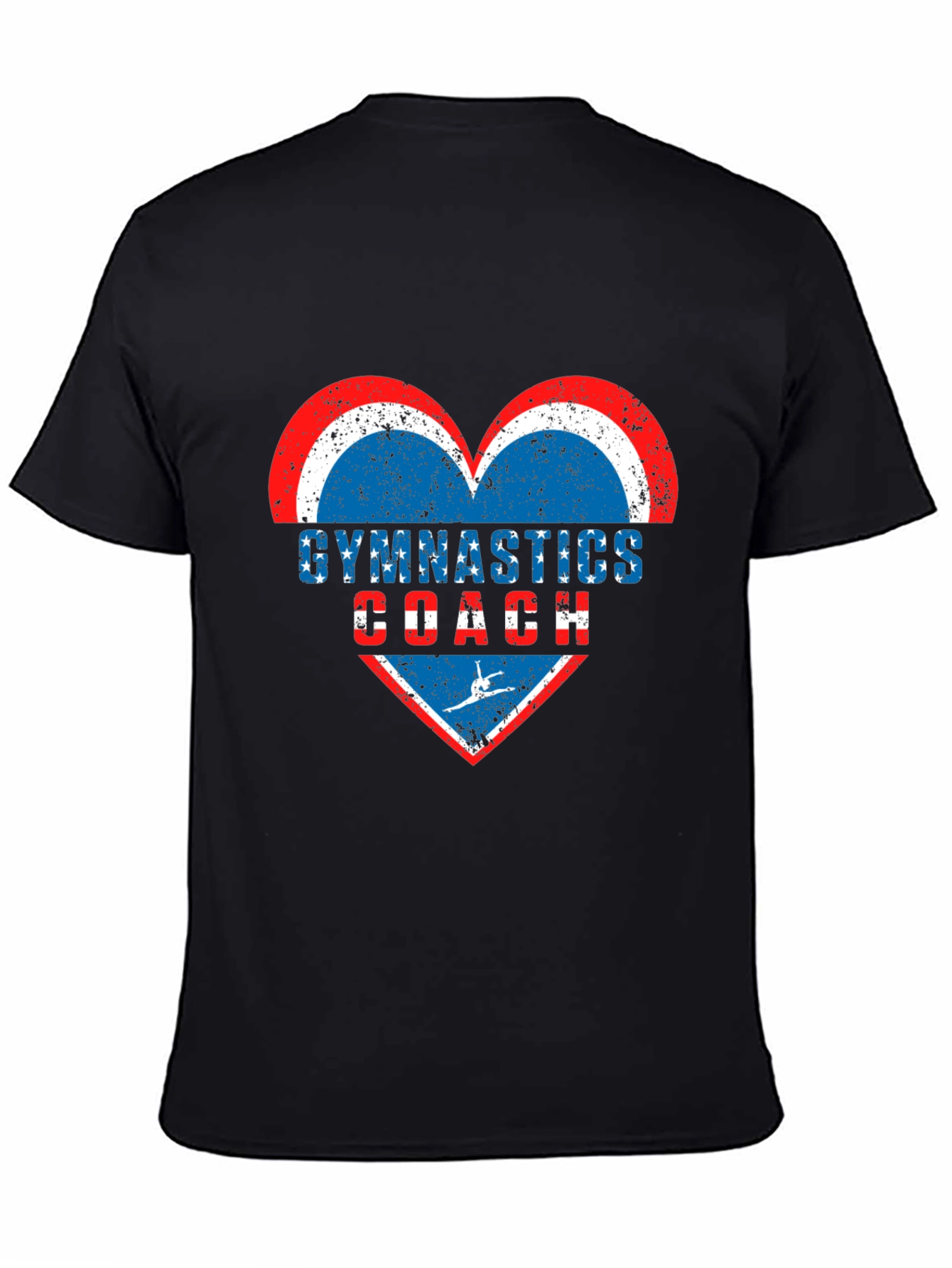 Gymnastics Coach Heart T-Shirt