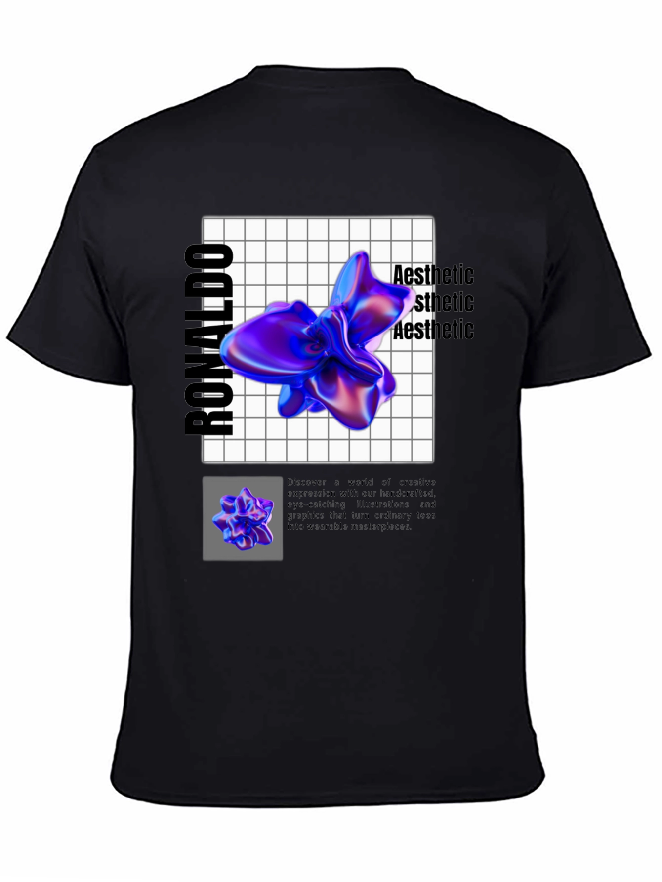 Ronaldo Aesthetic Graphic Print T-Shirt