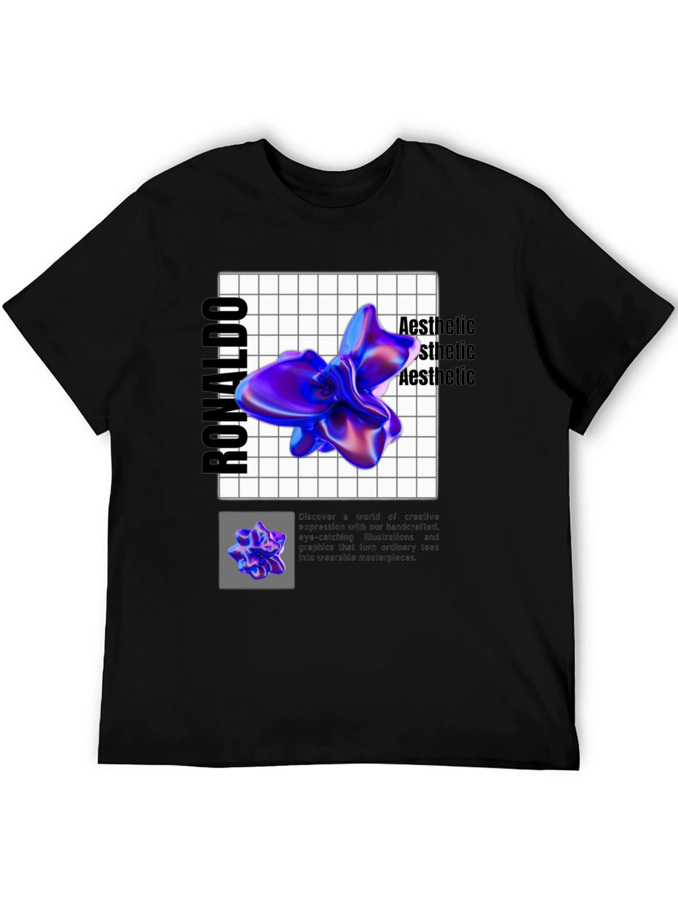 Ronaldo Aesthetic Graphic Print T-Shirt