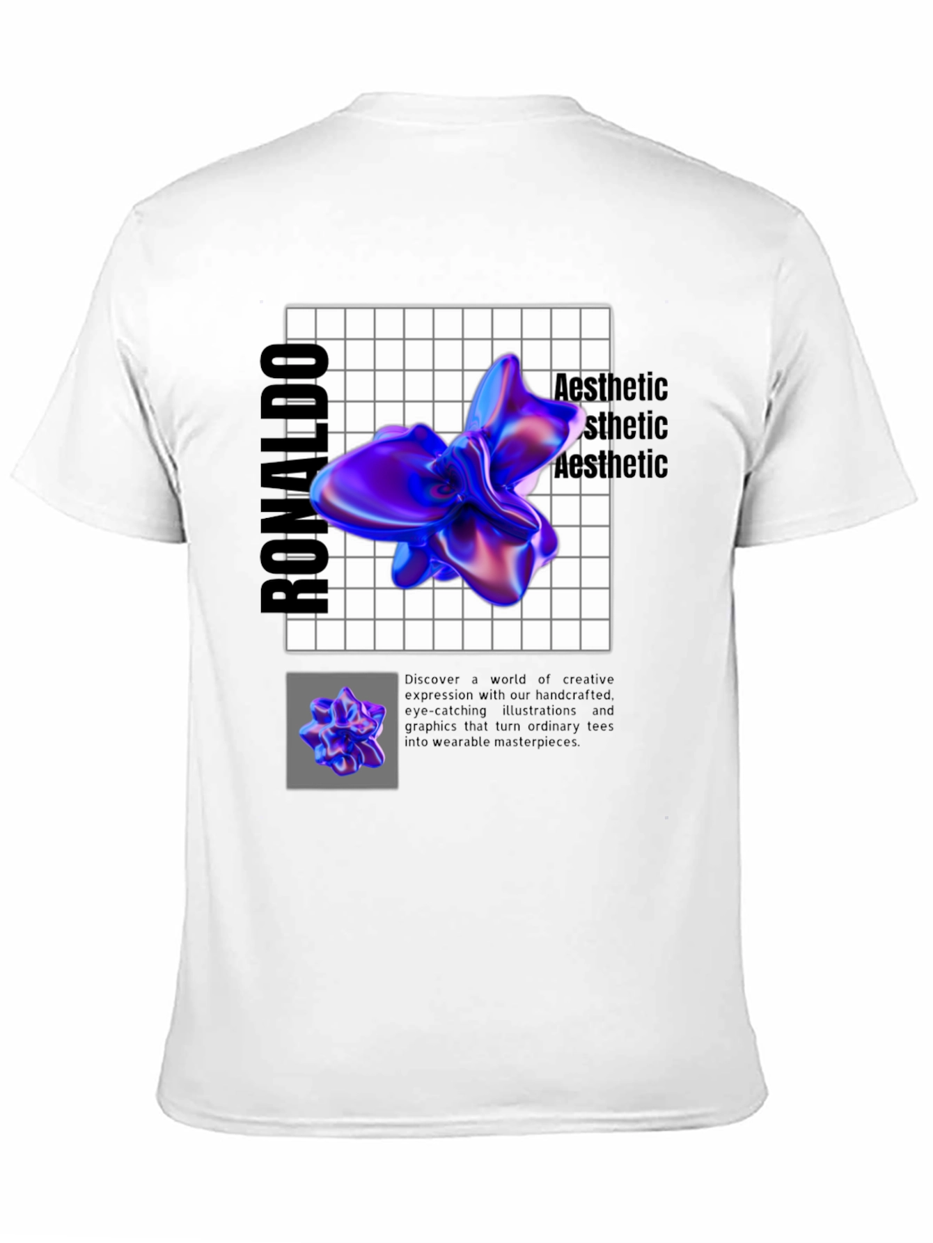 Ronaldo Aesthetic Graphic Print T-Shirt