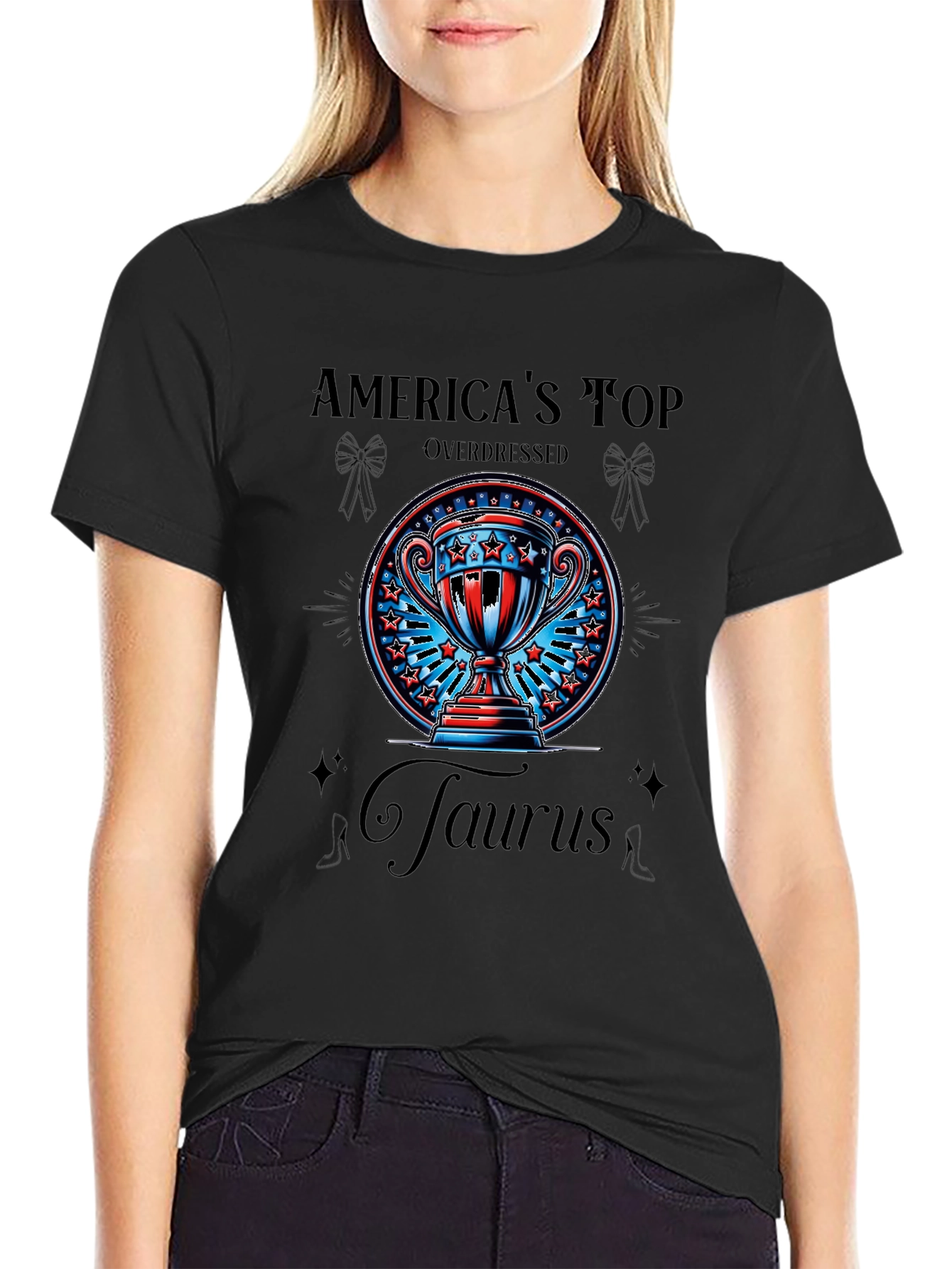 Americas Top Overdressed Taurus Graphic T-Shirt