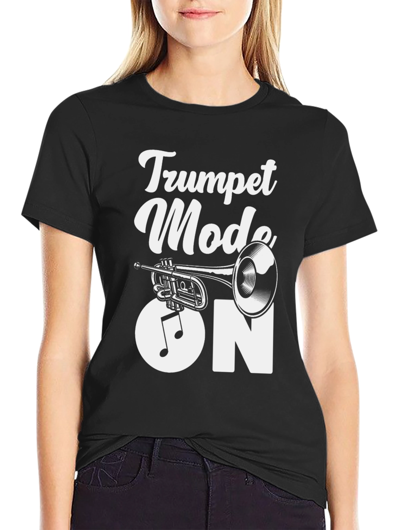 Trumpet Mode On Graphic Tee - Musician T-Shirt