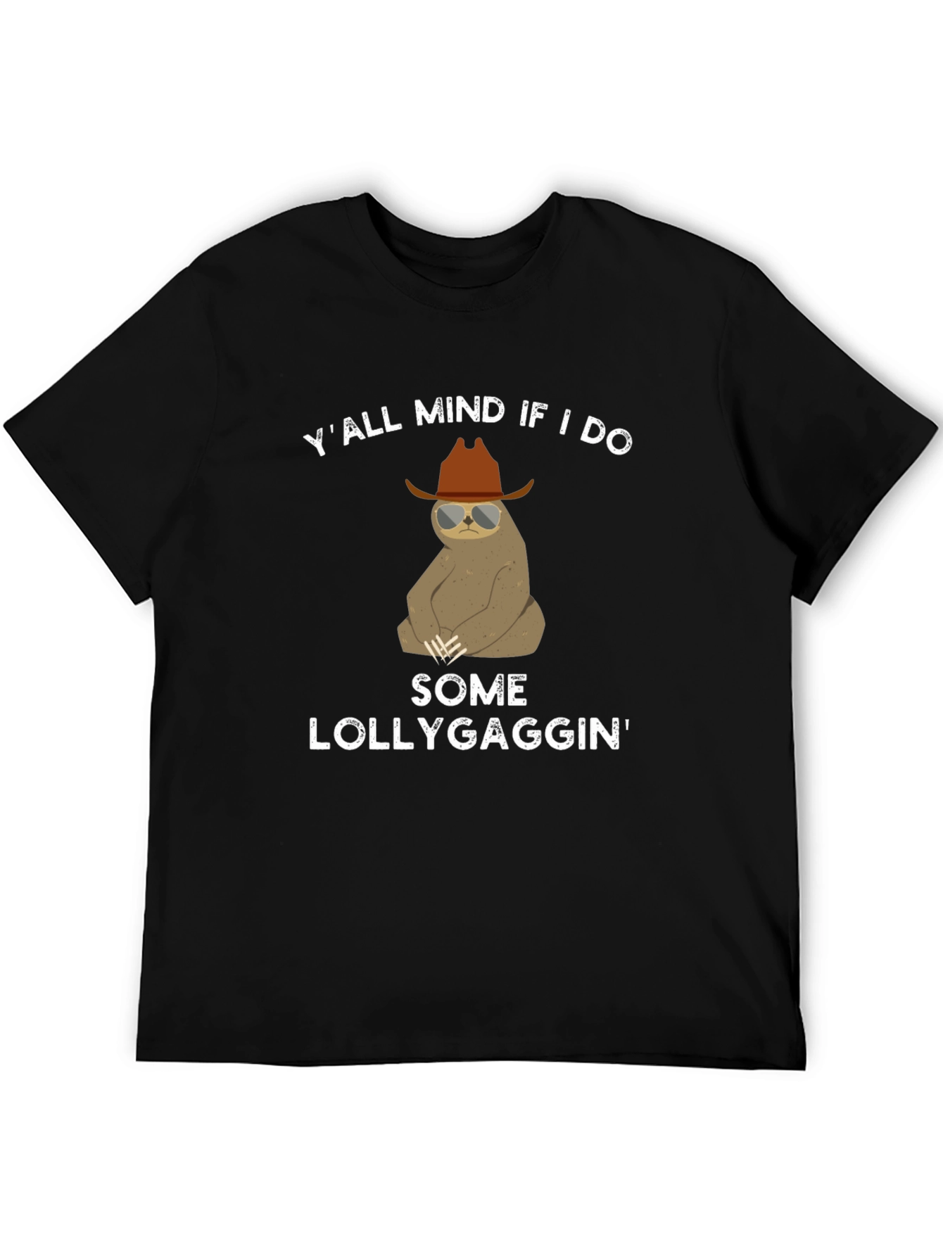Funny Sloth Lollygaggin Graphic T-Shirt