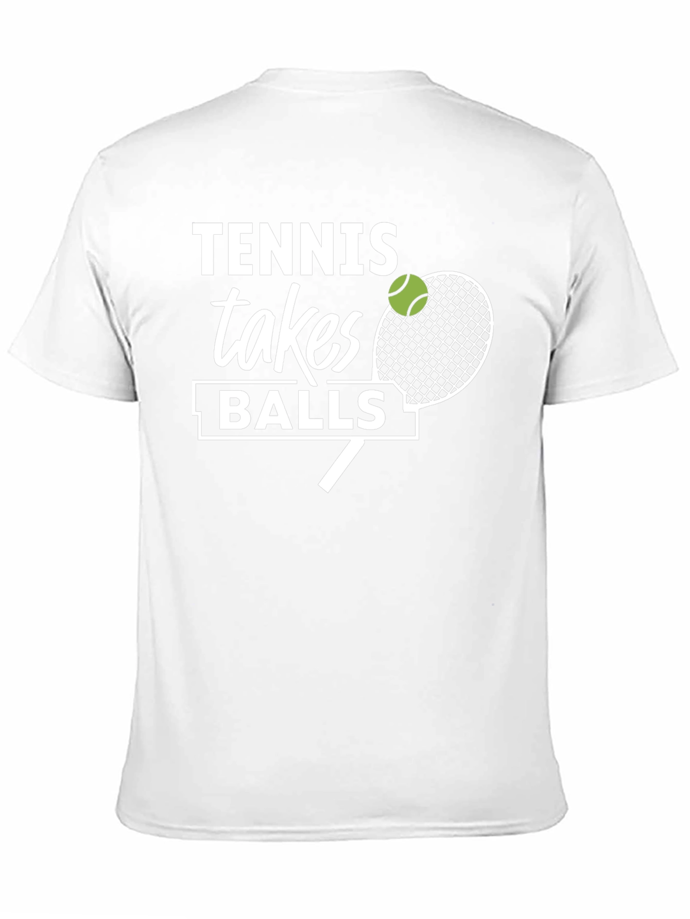 Tennis Takes Balls Graphic T-Shirt