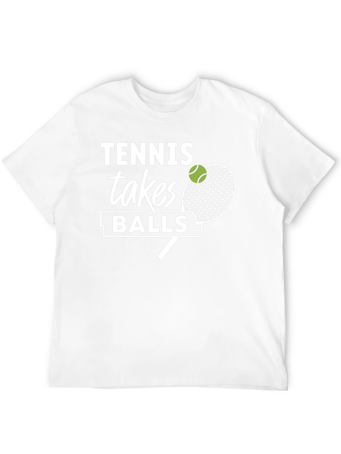 Tennis Takes Balls Graphic T-Shirt