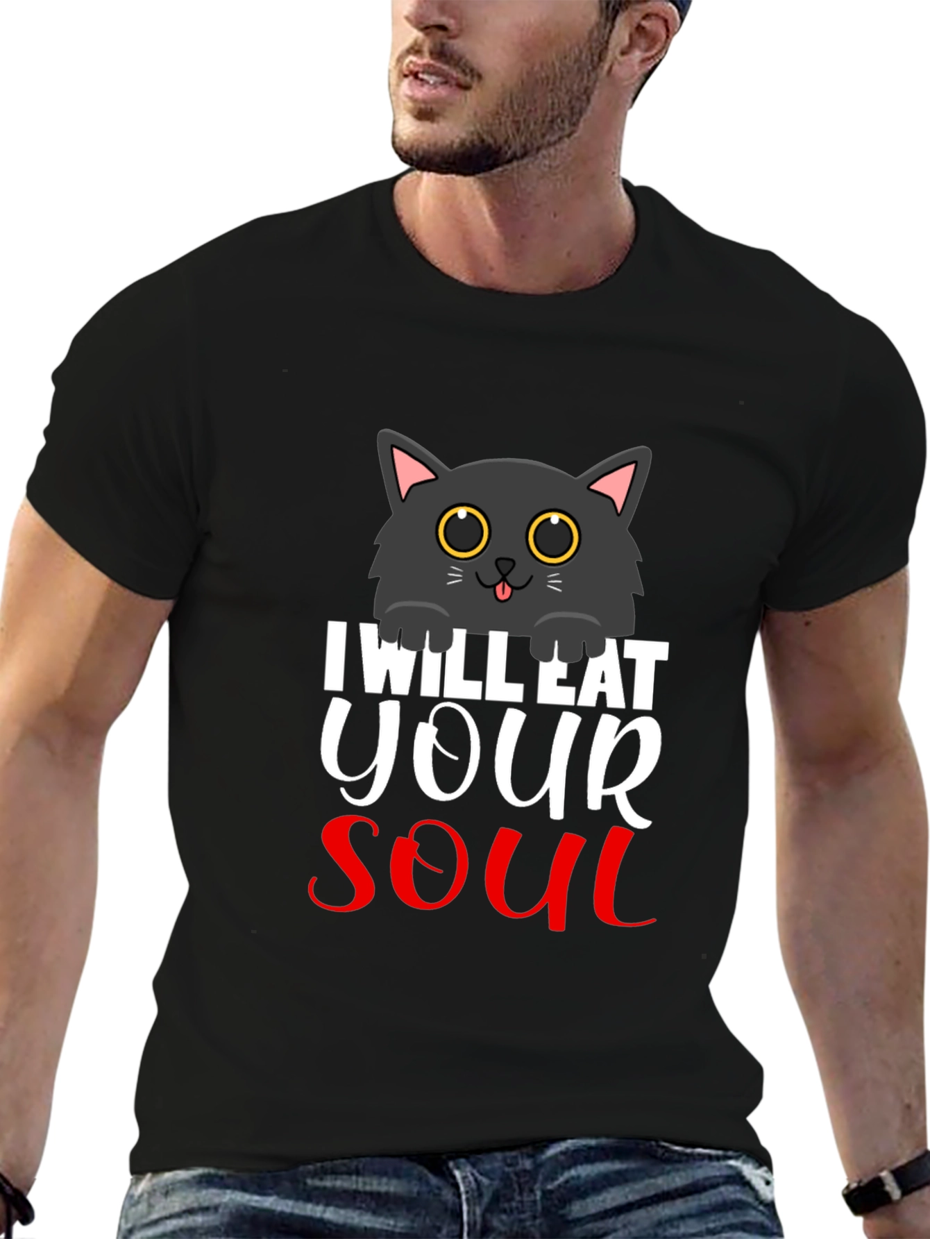I Will Eat Your Soul Cat T-Shirt