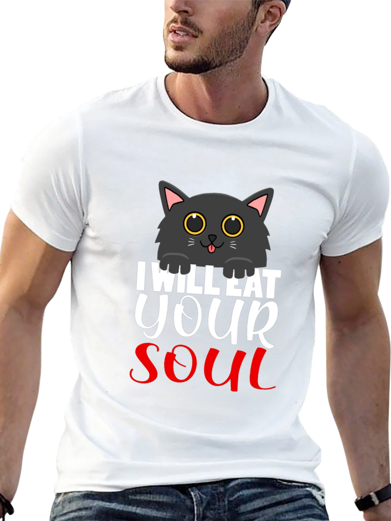 I Will Eat Your Soul Cat T-Shirt