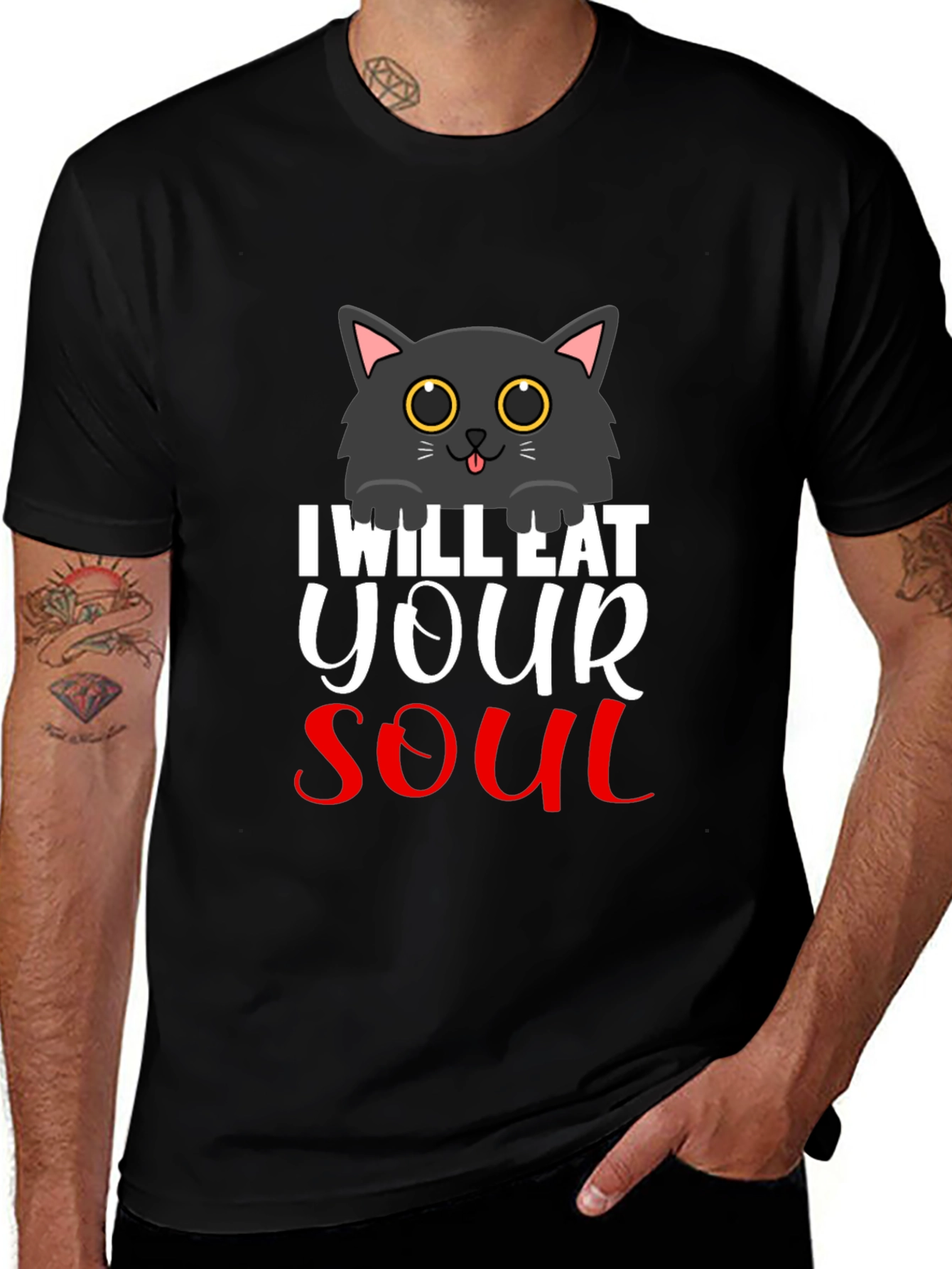 I Will Eat Your Soul Cat T-Shirt