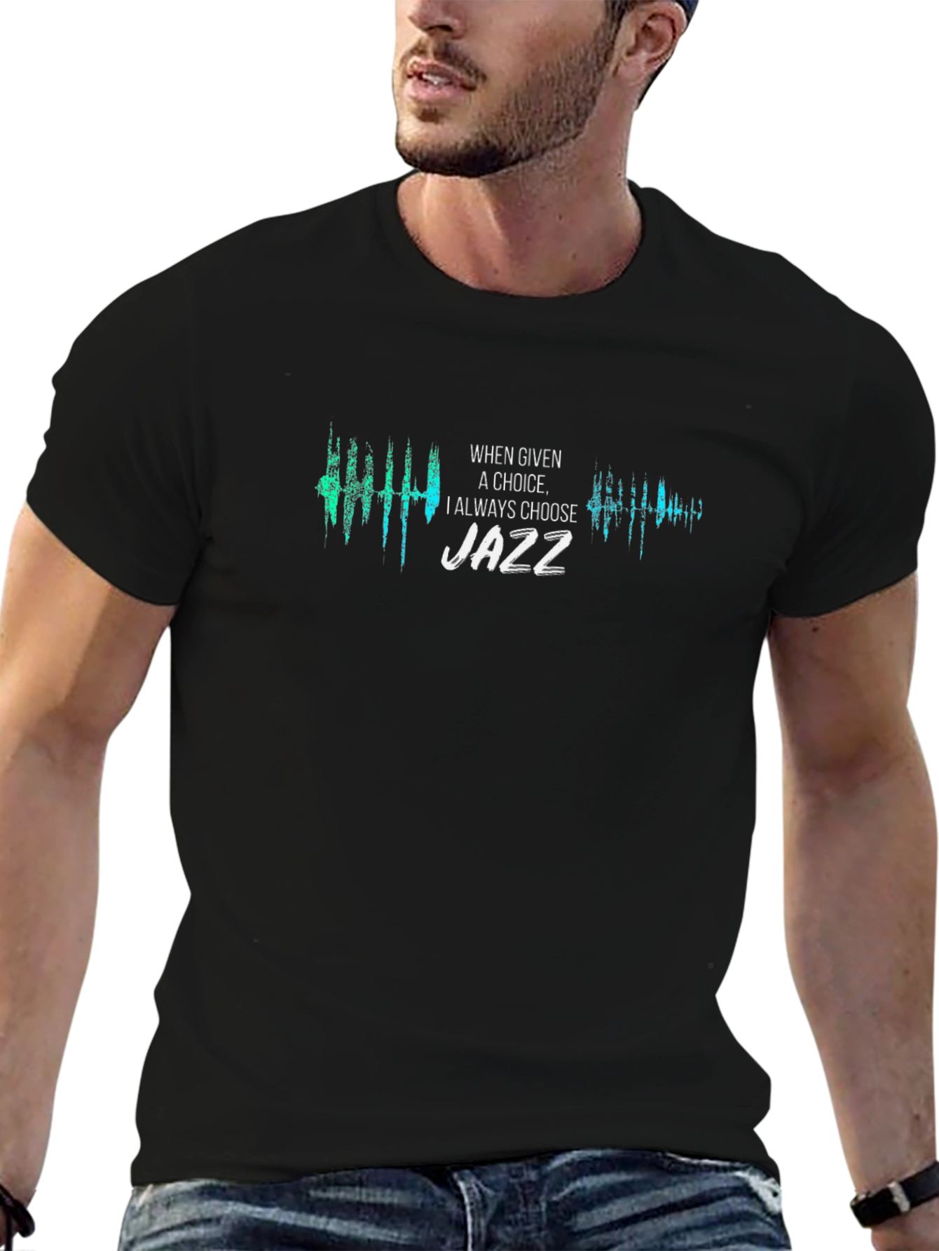 Jazz Music Lover Graphic Tee