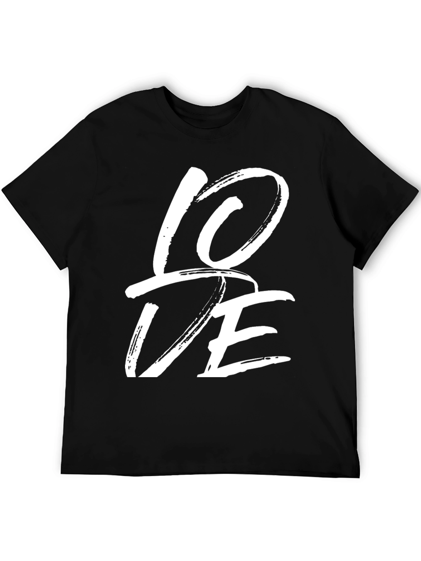 Love Graphic Tee - Casual Black T-Shirt