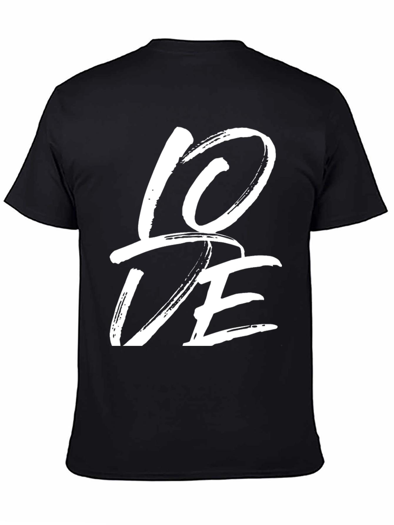Love Graphic Tee - Casual Black T-Shirt