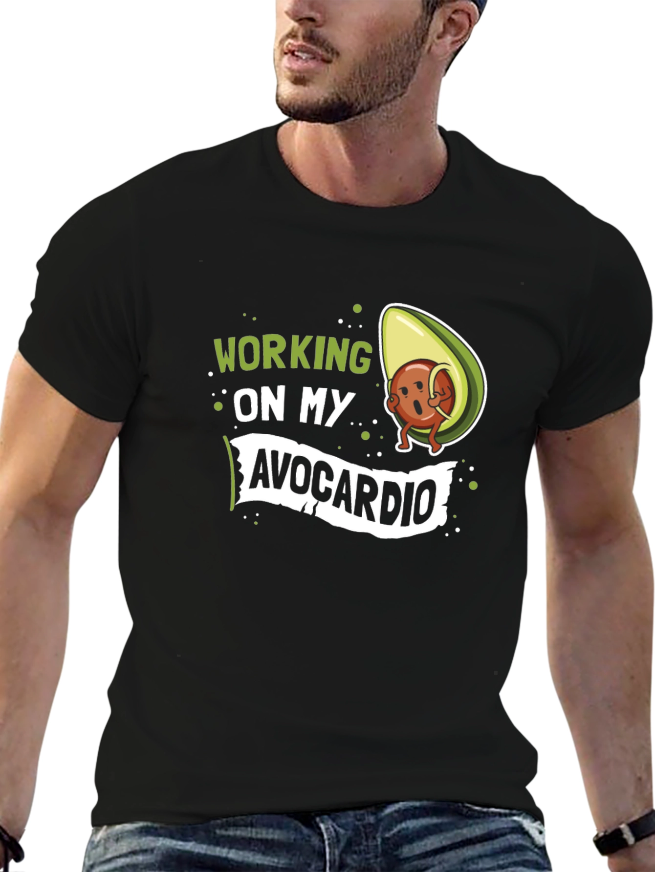 Avocardio T-Shirt: Funny Workout Tee