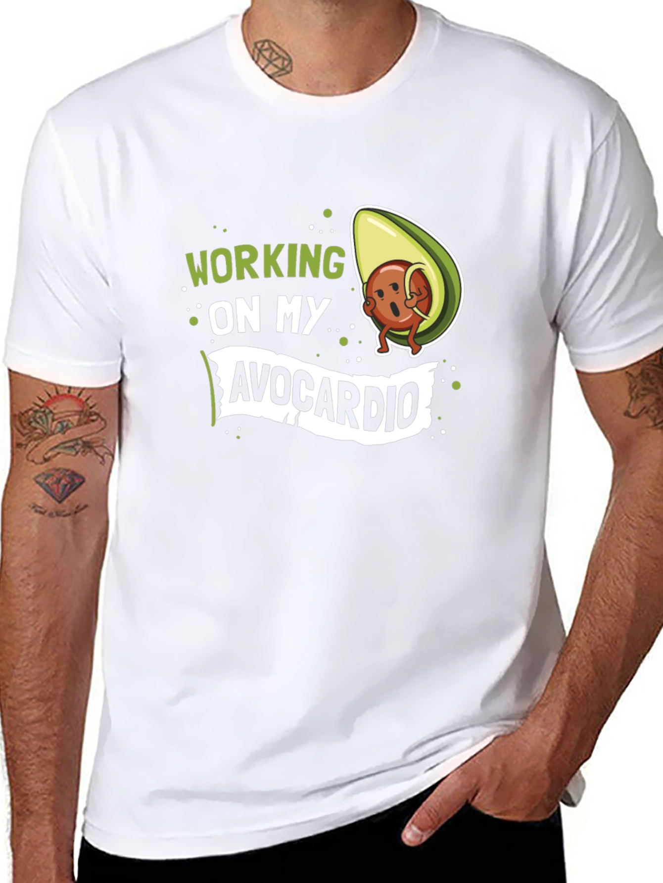 Avocardio T-Shirt: Funny Workout Tee