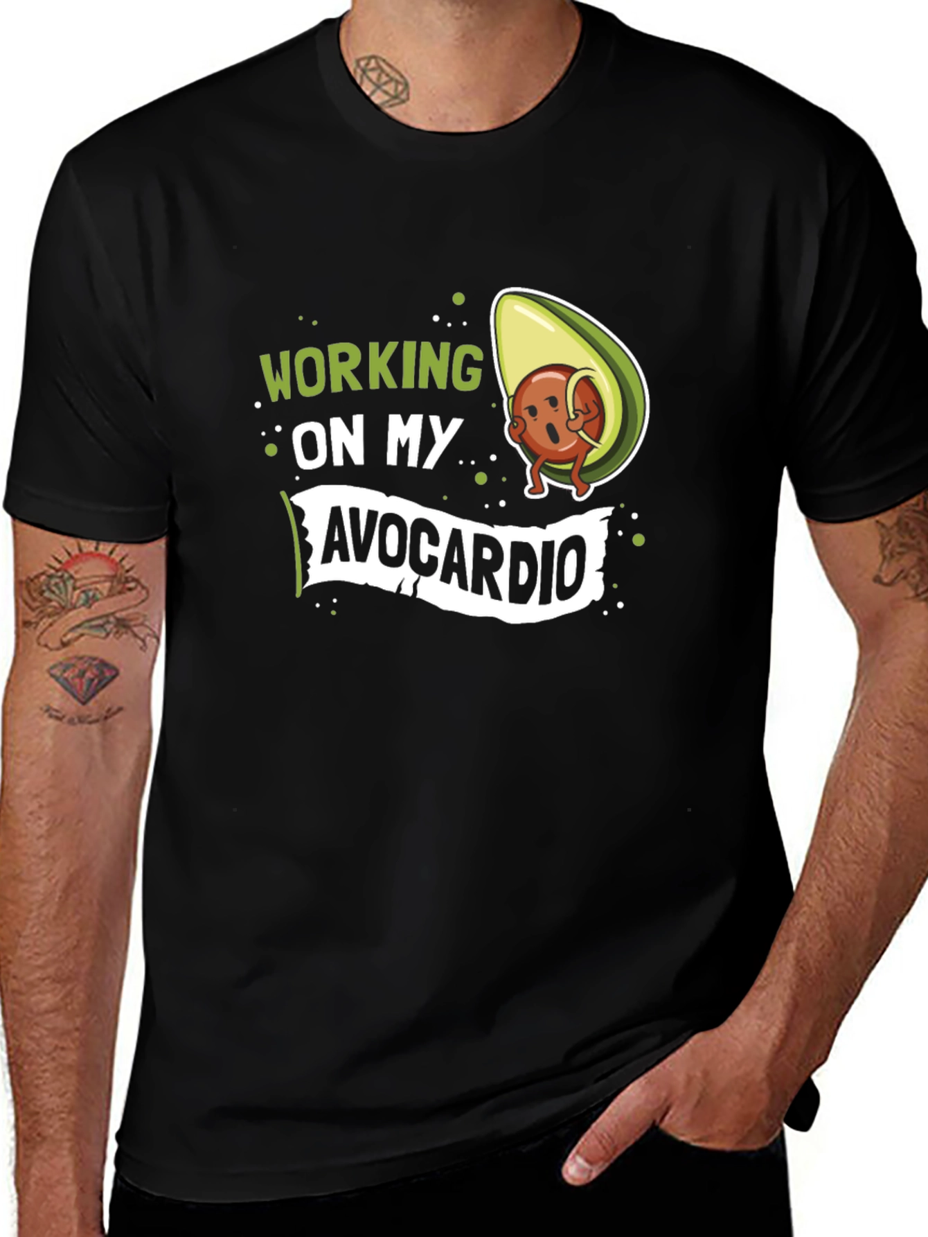 Avocardio T-Shirt: Funny Workout Tee