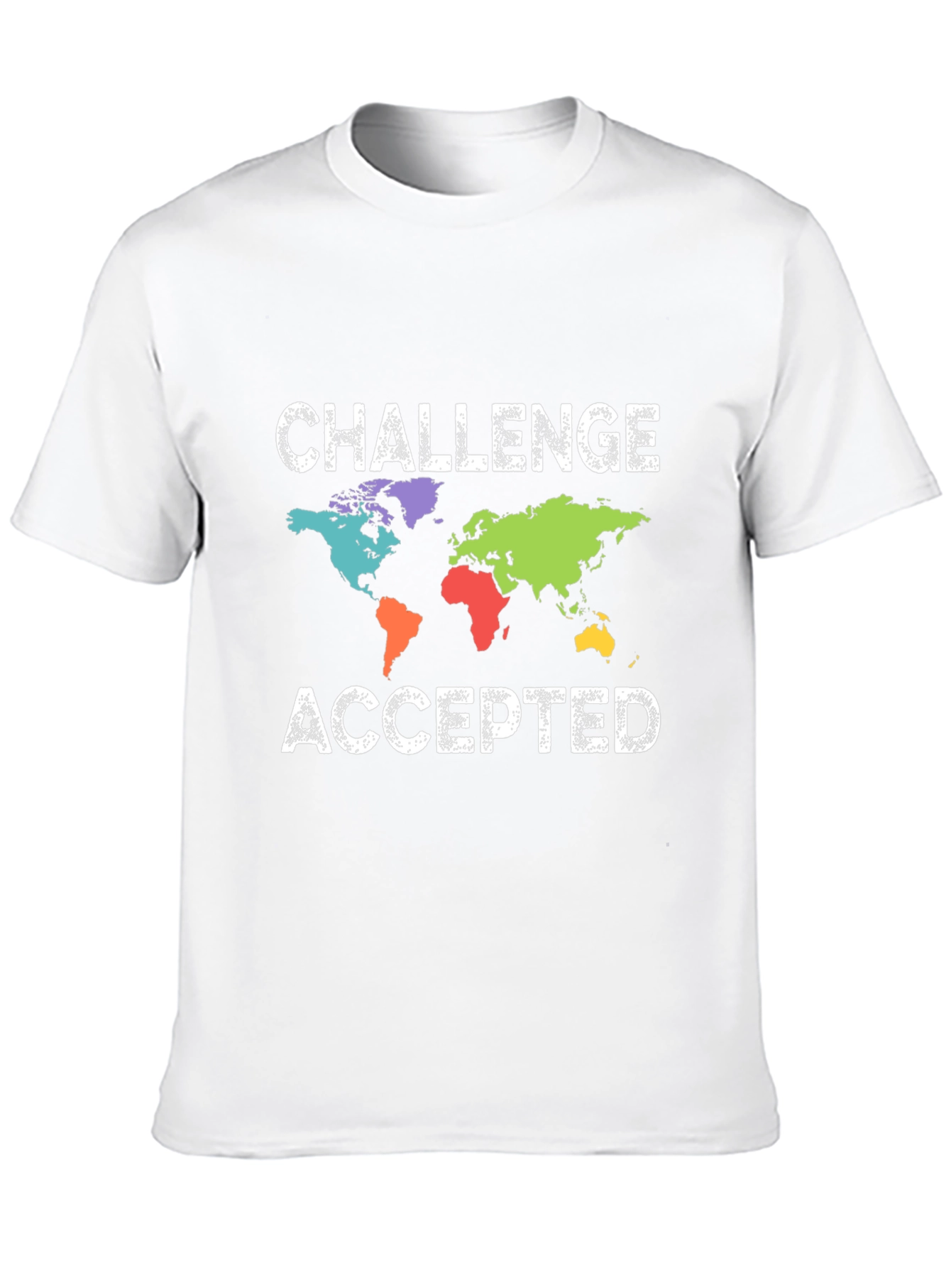 Challenge Accepted World Map T-Shirt