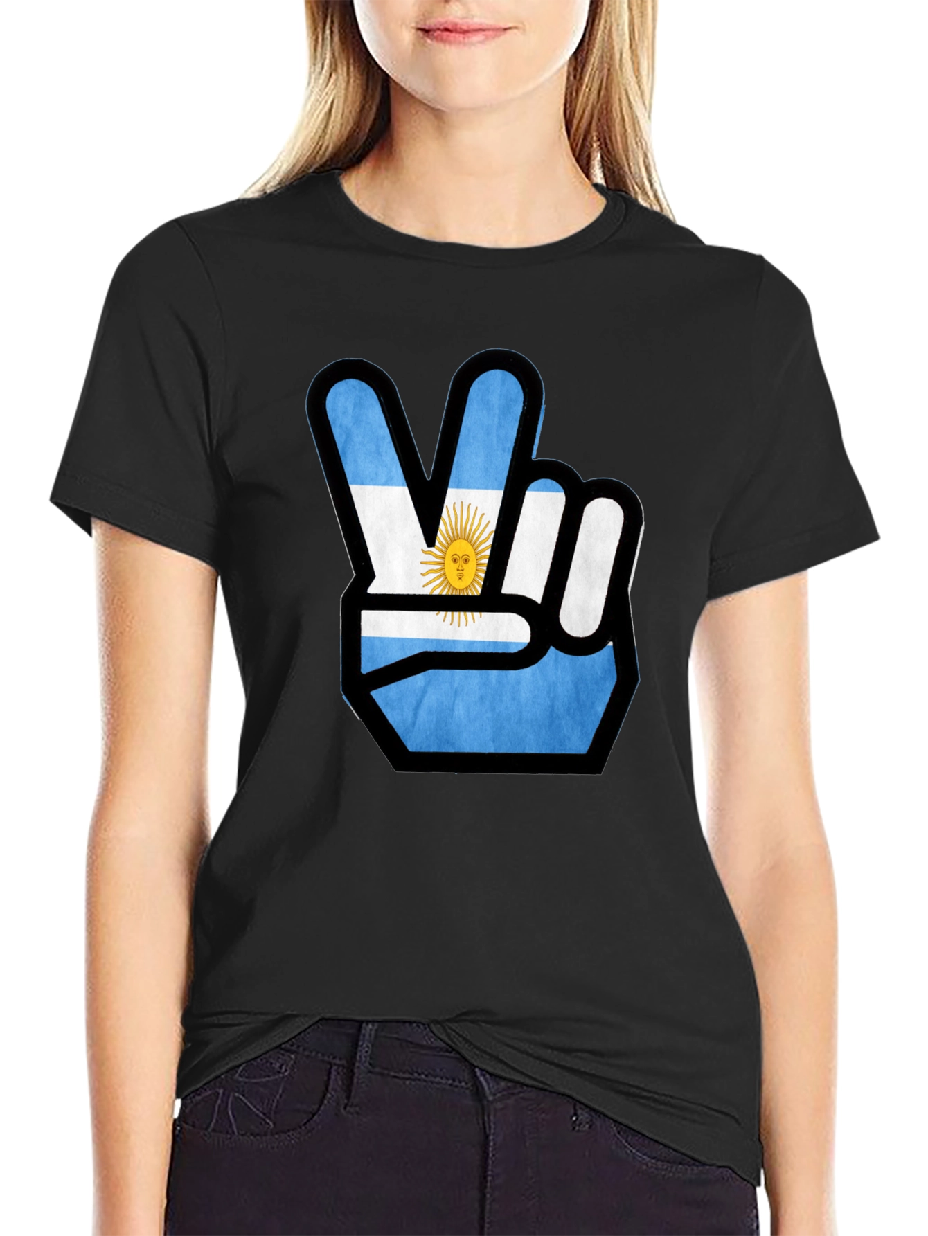 Argentina Peace Sign T-Shirt