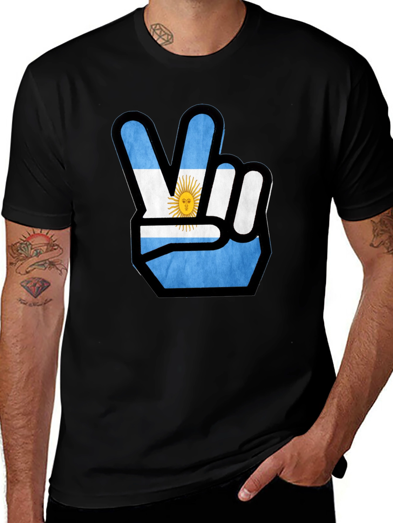 Argentina Peace Sign T-Shirt