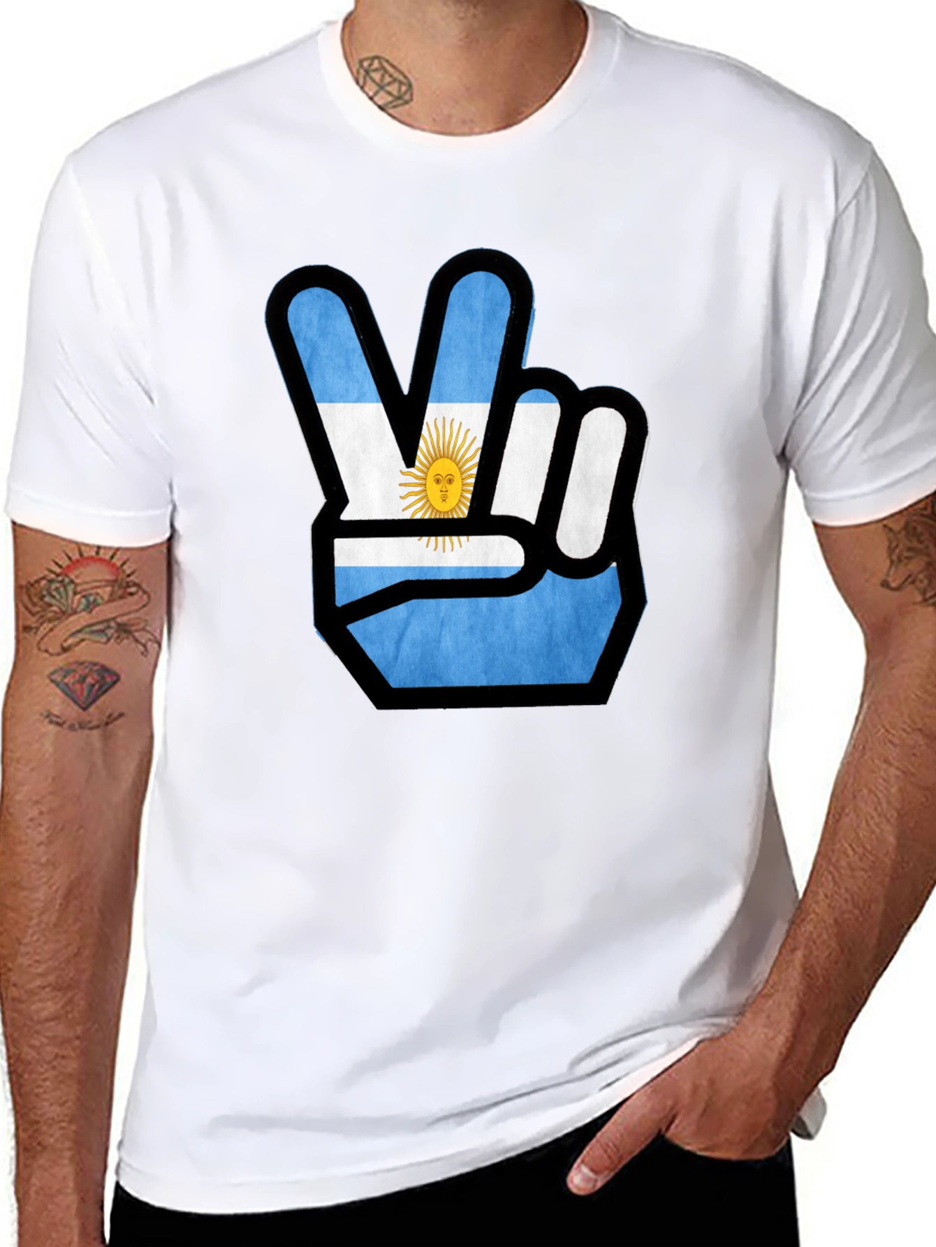 Argentina Peace Sign T-Shirt