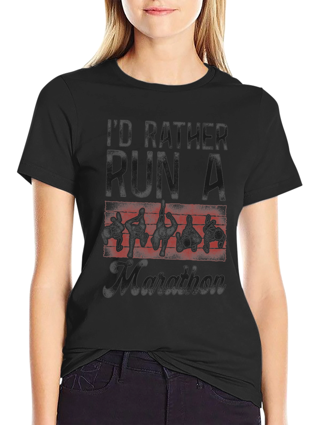 Marathon Runner T-Shirt - My Father Runs a Marathon
