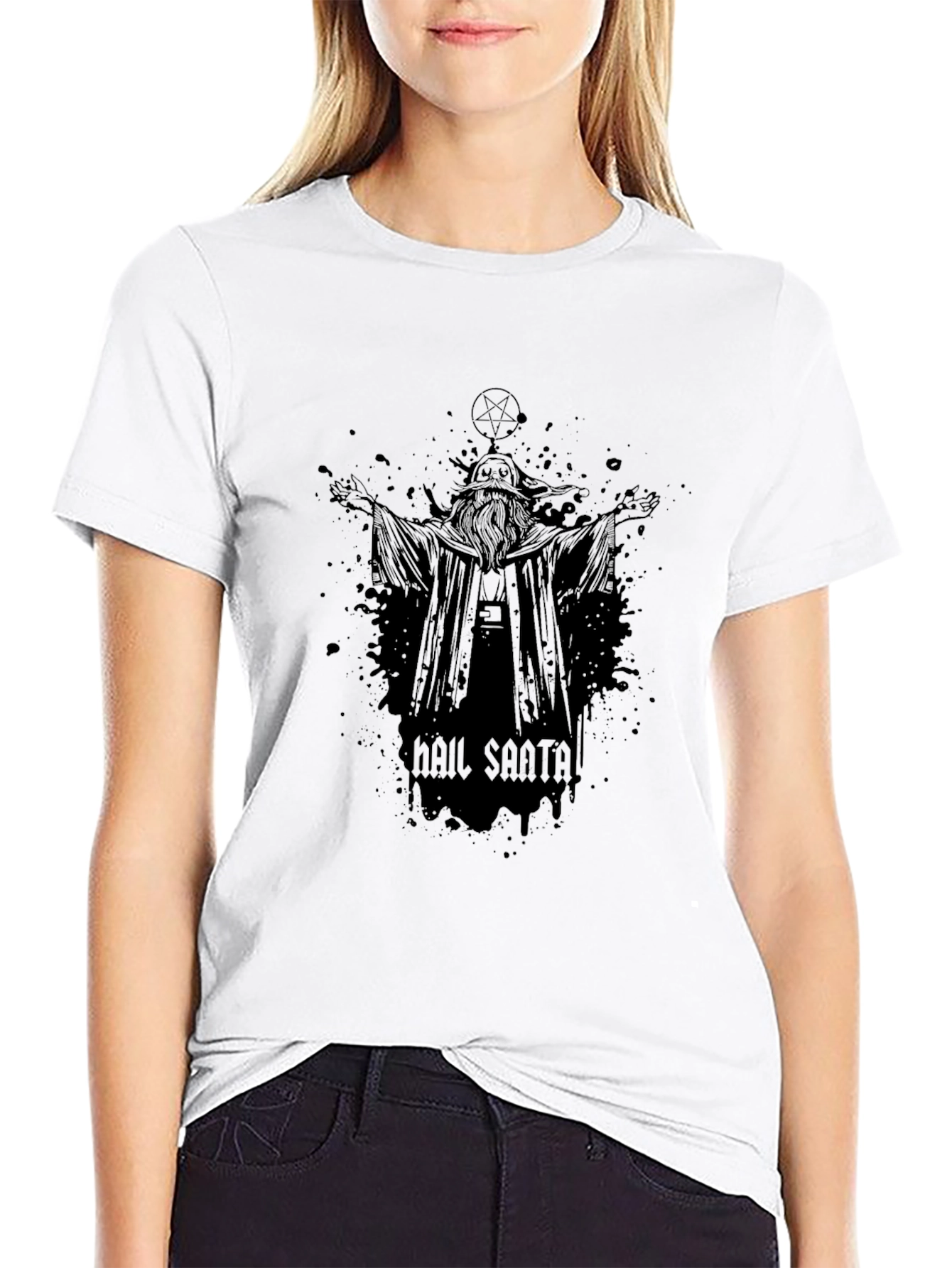 Hail Santa T-Shirt - Dark Humor Graphic Tee