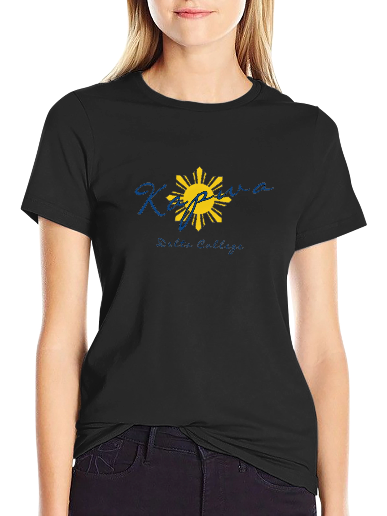 Kapwa Delta College T-Shirt - Black
