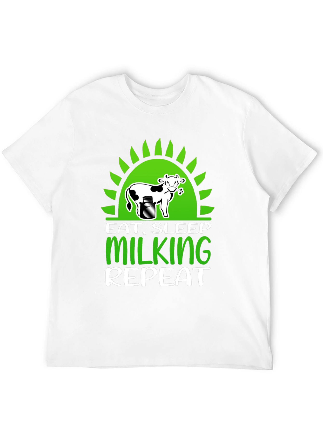 Eat Sleep Milking Repeat T-Shirt