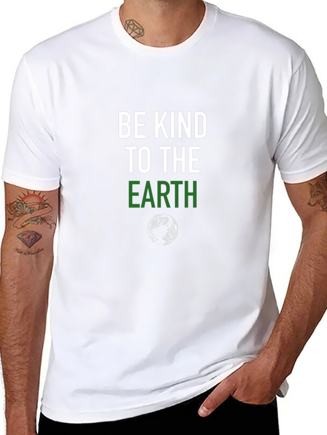 Be Kind to the Earth Graphic Tee - Black