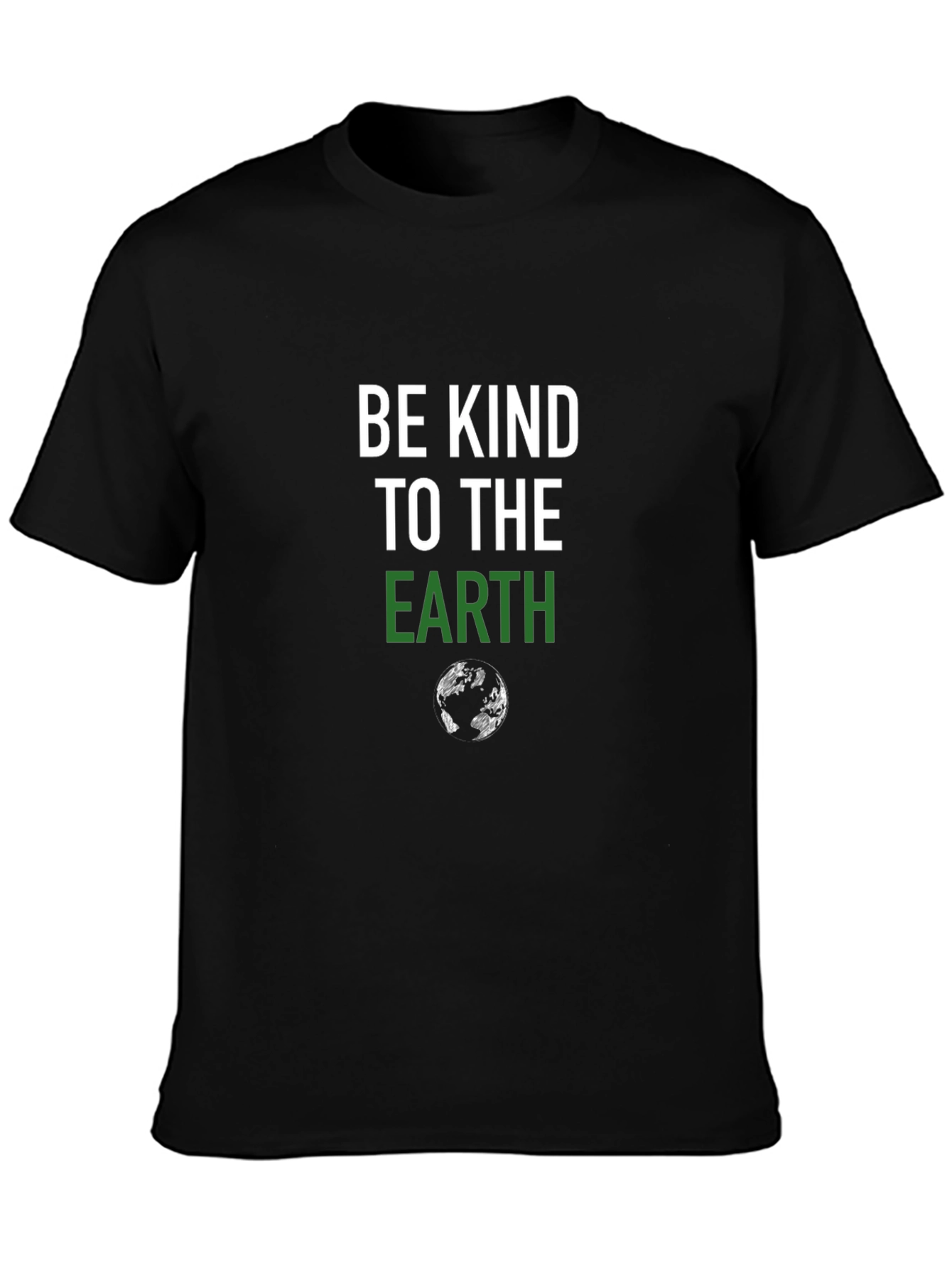 Be Kind to the Earth Graphic Tee - Black