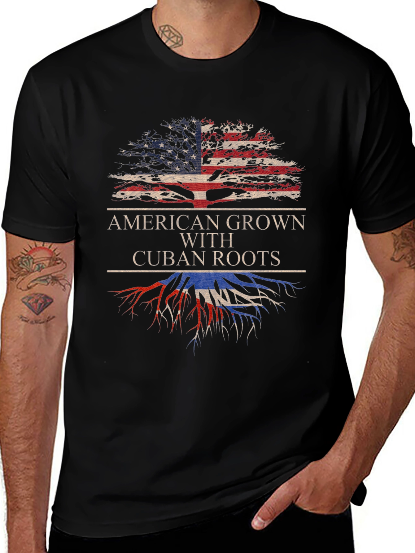American Grown with Cuban Roots T-Shirt