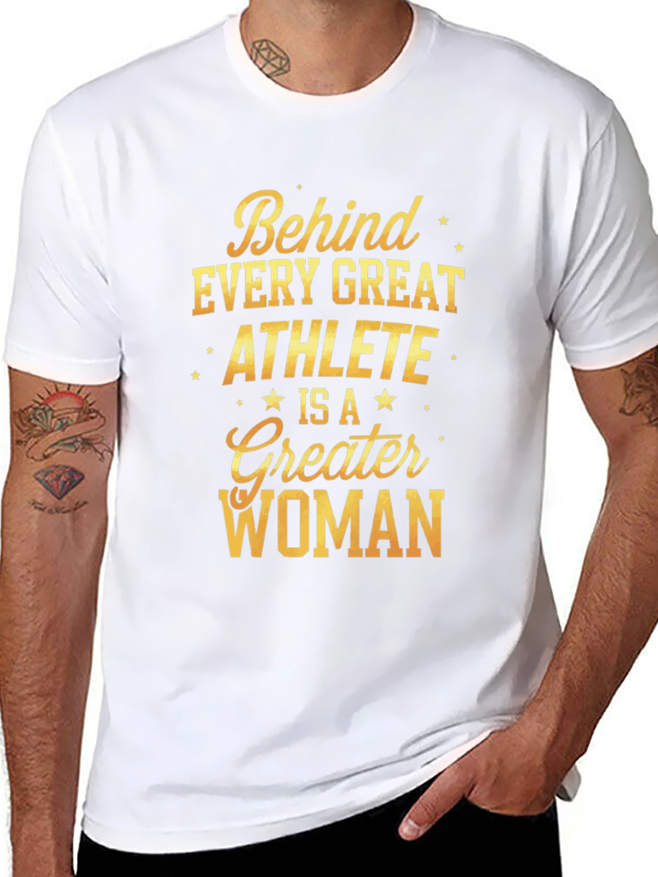 Behind Every Great Athlete T-Shirt