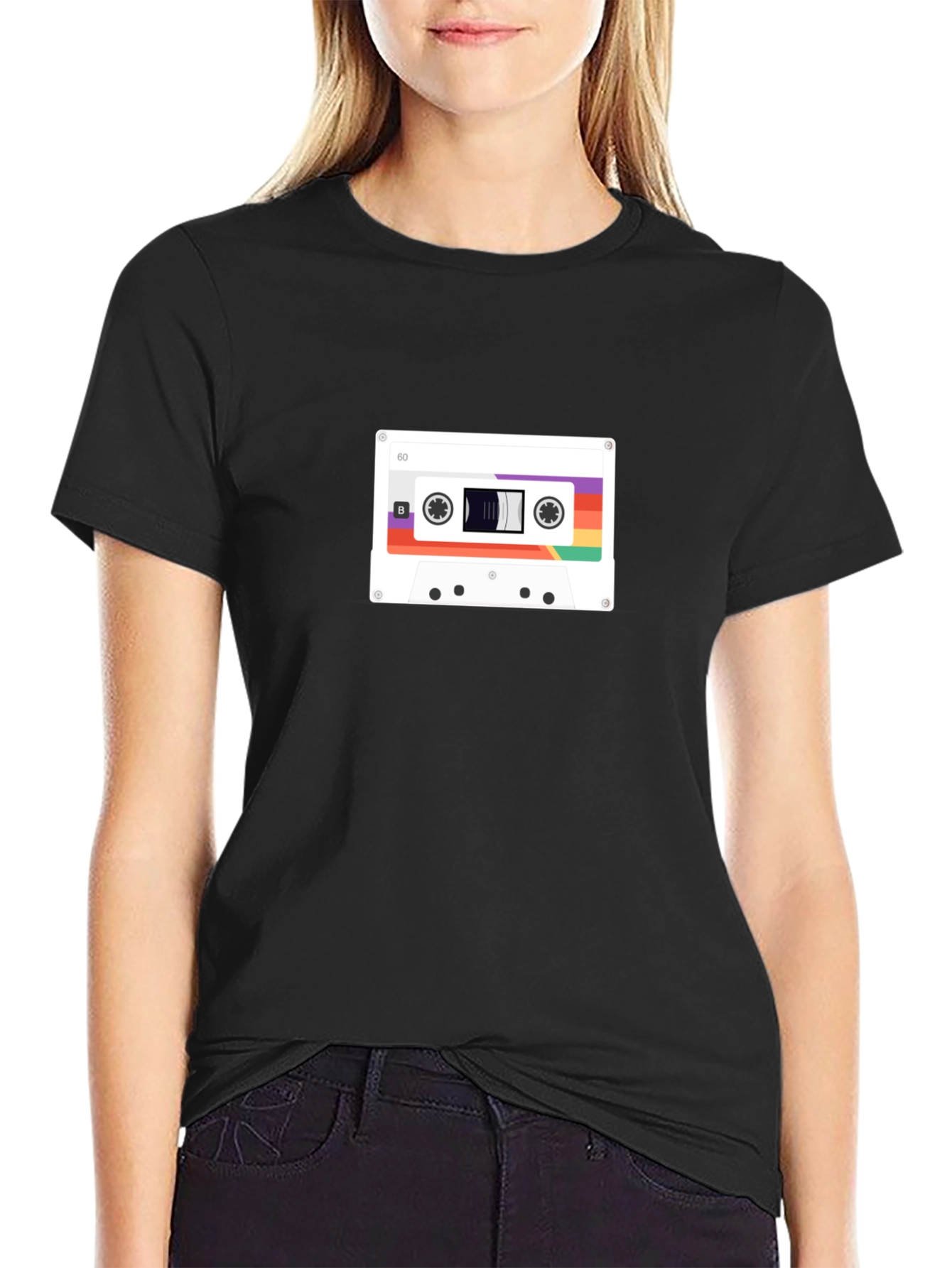 Retro Cassette Tape Graphic T-Shirt
