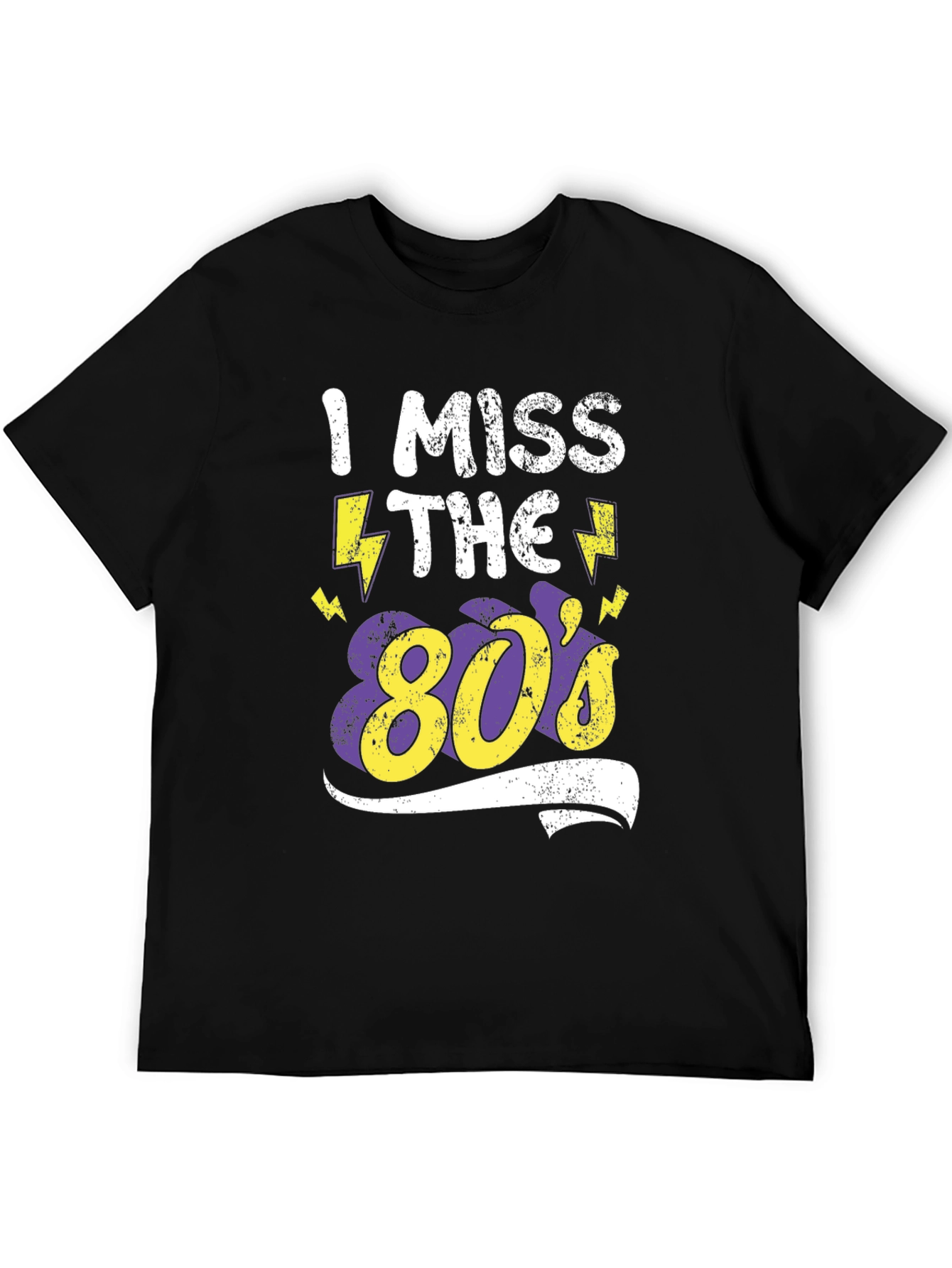 I Miss The 80s Black T-Shirt