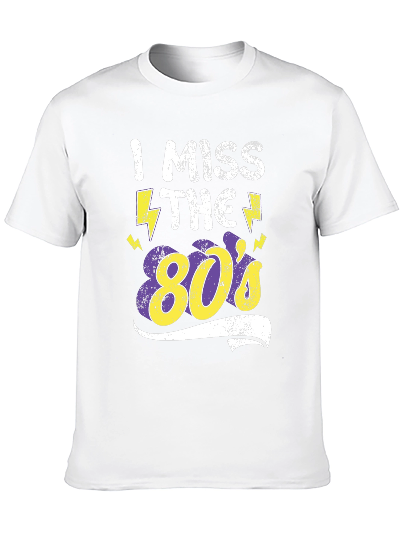 I Miss The 80s Black T-Shirt