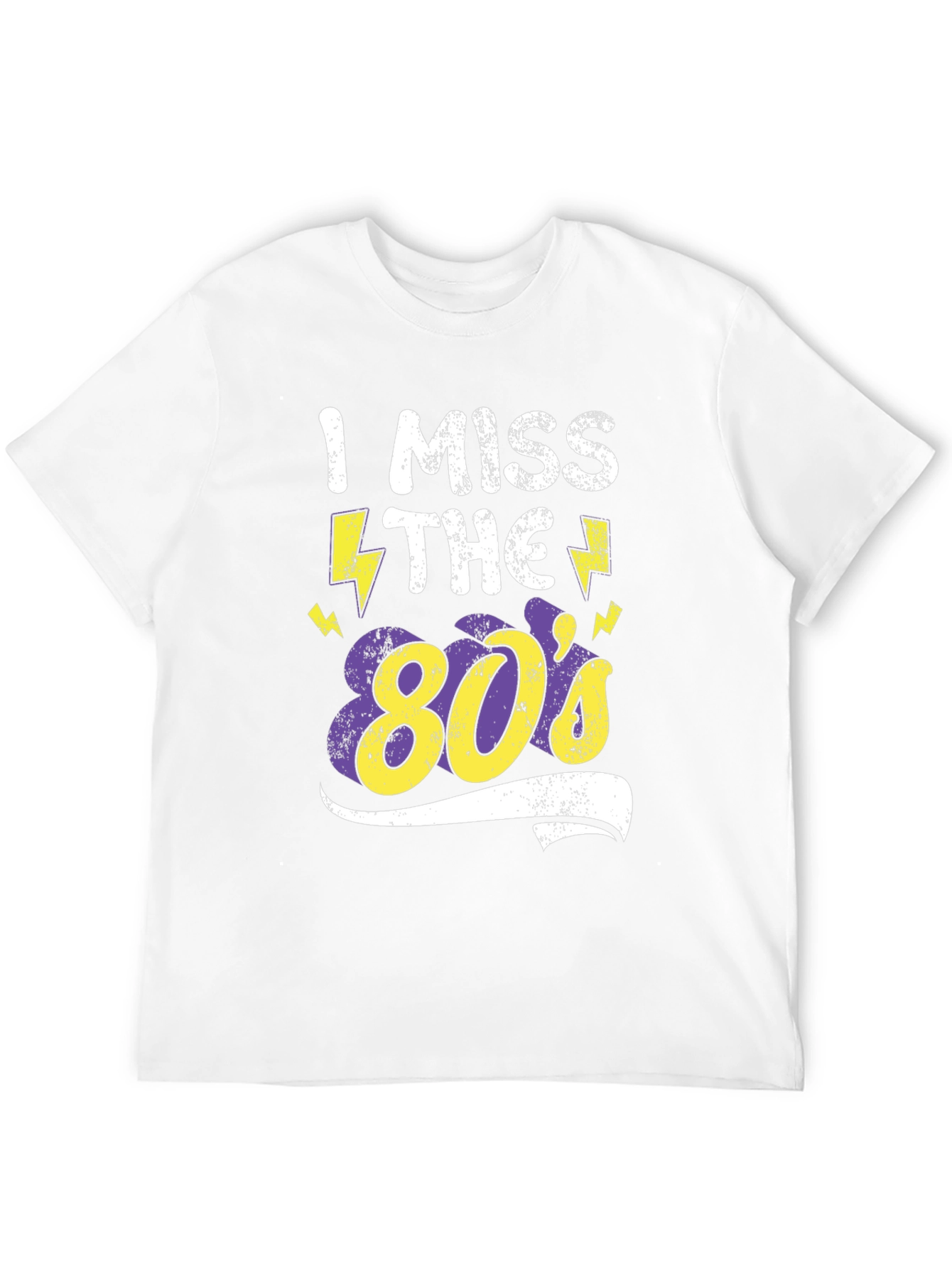I Miss The 80s Black T-Shirt