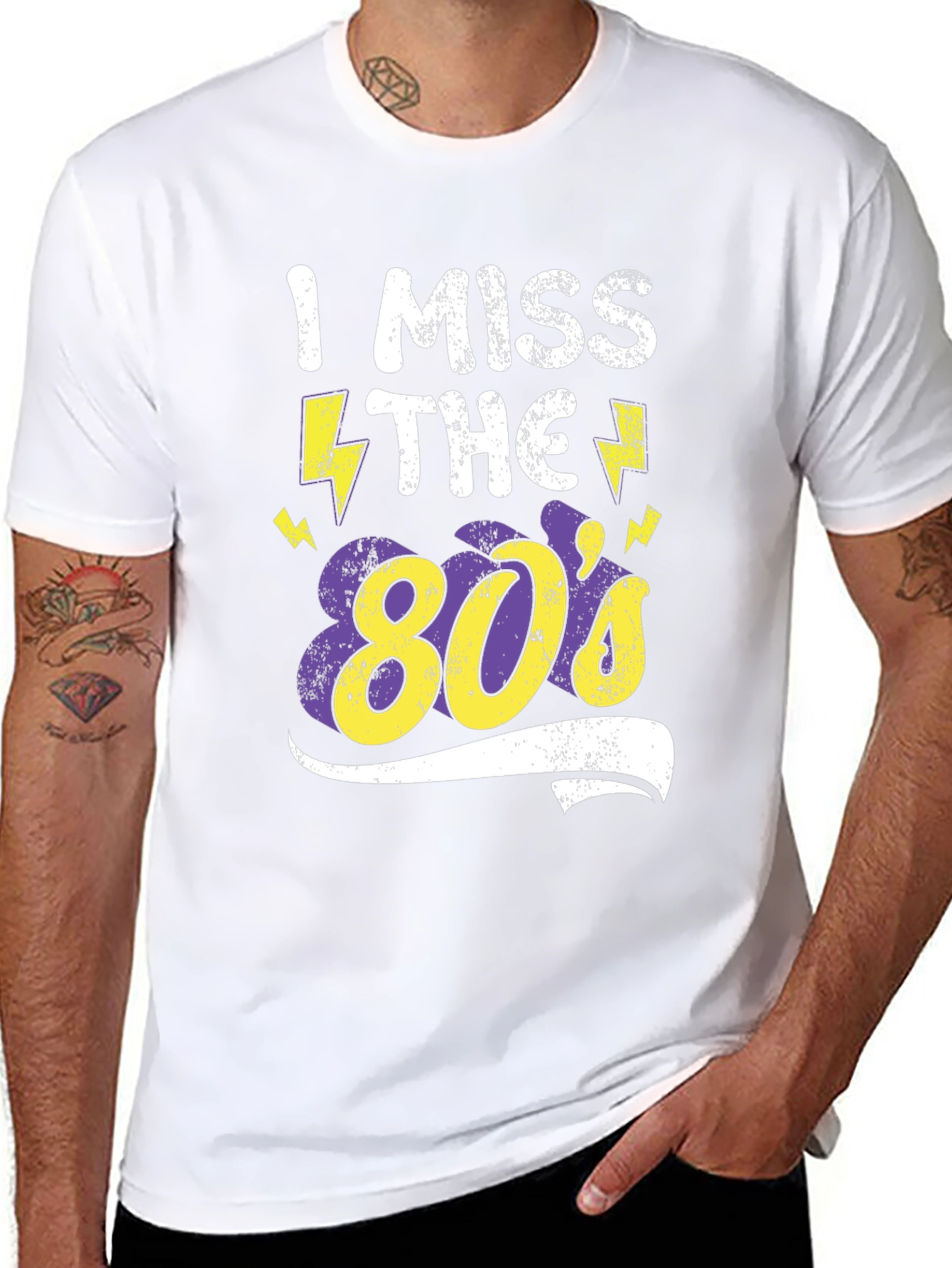 I Miss The 80s Black T-Shirt
